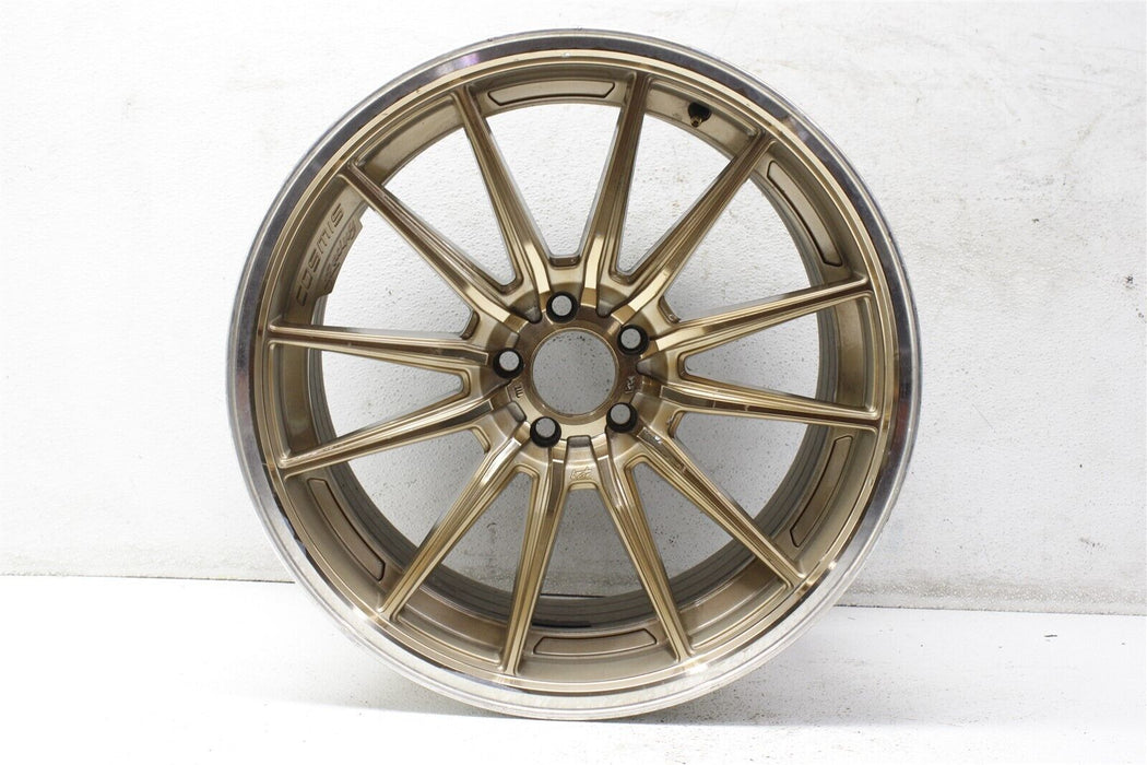 Cosmis Racing Wheel Rim R1 Gold Wheel 18x9.5 5x120 ET35 Used Wheel