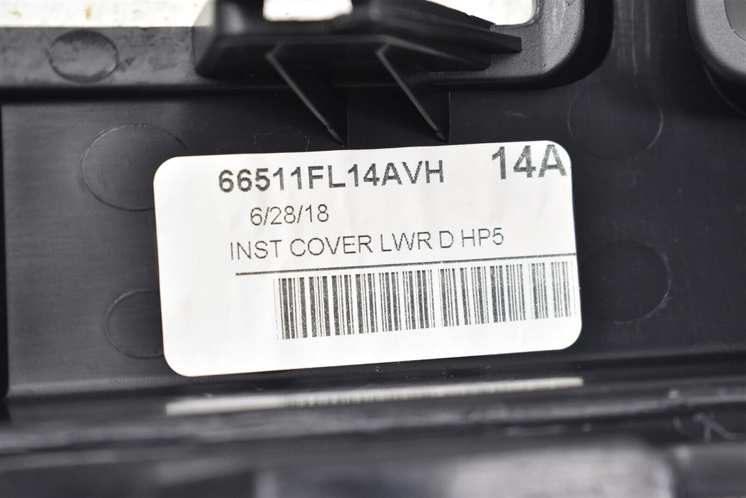 2017-2019 Subaru Impreza Sport Dashboard Dash Panel Trim 66511FL14AVH 17-19