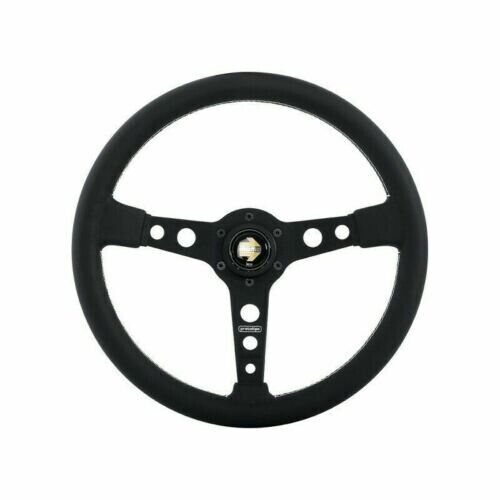 MOMO Prototipo 370 Black Steering Wheel Leather 370mm/14.6"