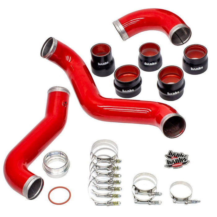 Banks Power 25999 Boost Tube Upgrade Kit Red Powder-Coated For 2017-2019 Chevy