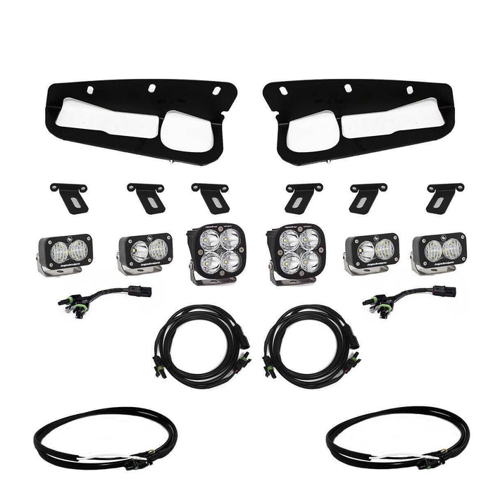 Baja Designs Squadron S2 Sport LED Fog Lights Kit Upfitter for 21+ Ford Bronco