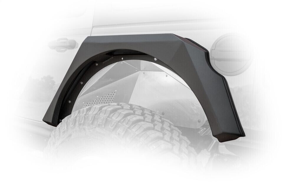 DV8 Offroad FDJL-01 Armor Fender Flares Fits 2018-2022 Wrangler (JL)