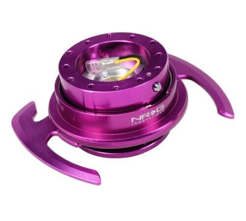 NRG Quick Release Kit Gen 4.0 - Purple Body / Purple Ring w/ Handles SRK-700PP