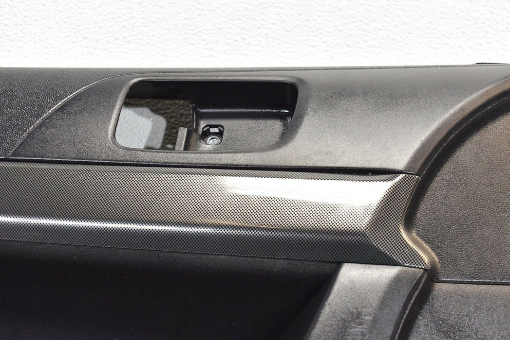 08-15 Mitsubishi Evolution X Front Left Door Panel LH Driver Side EVO 2008-2015