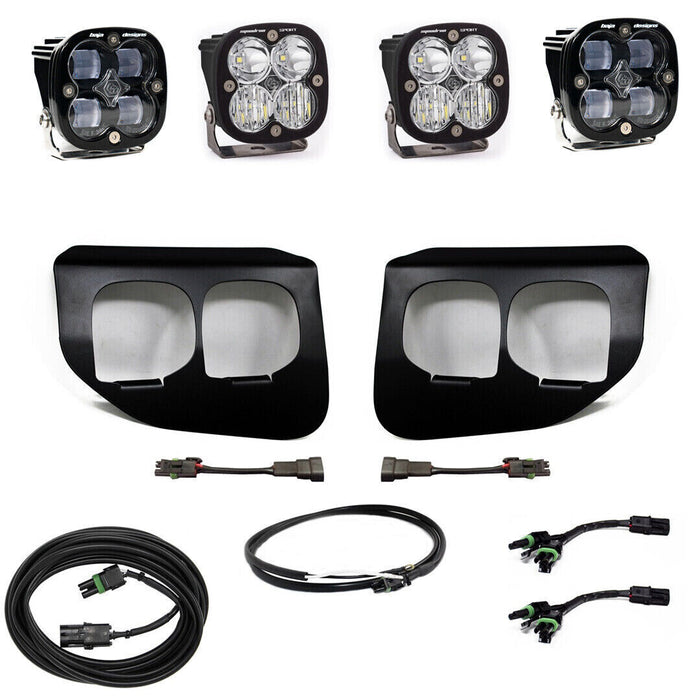 Baja Designs Squadron Sport SAE Fog Lights W/ Upfitter For 20+ Ford Super Duty