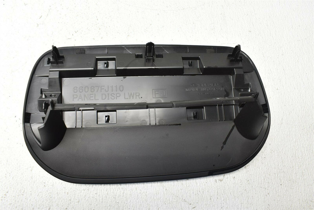 2015-2017 Subaru WRX Dash Instrument Panel Display Cover 66067FJ110 OEM 15-17