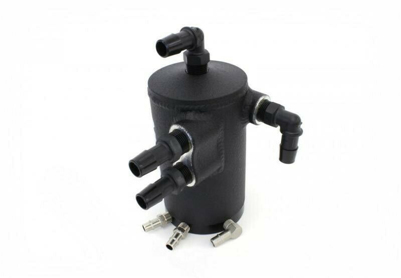 Perrin Black Air Oil Separator for FMIC for 02-14 WRX / 04+ STI - PSP-ENG-607BK