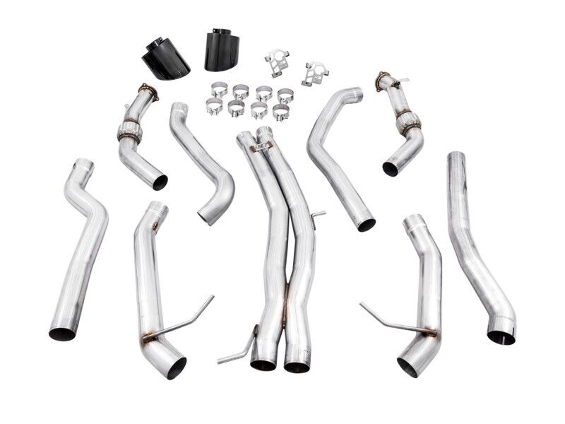 AWE 3020-33123 Tuning for Audi B9.5 RS 5 Coupe Track Exhaust-RS-Style Black Tips