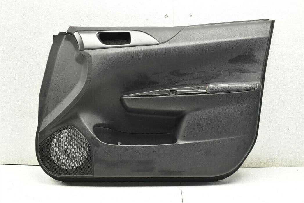 2008-2014 Subaru WRX STI Front Passenger Right Door Panel Card OEM 08-14