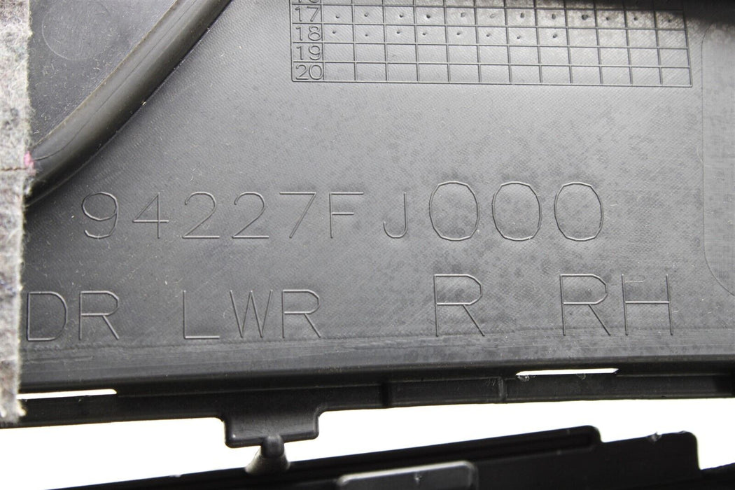 2015-2019 Subaru WRX Rear Passenger Right Interior Door Card Panel OEM 15-19