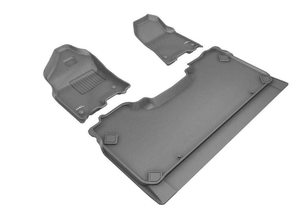 3D Maxpider Gray L1DG02801501 Kagu Front and Rear Floor Mats for 19-21 Ram 1500
