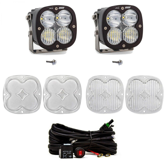 Baja Designs A-Pillar XL80 Combo LED Kit With Toggle Switch For 2021+ Bronco