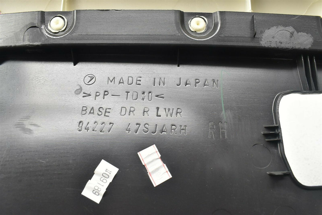 2006-2007 Subaru Impreza WRX TR Rear Right Door Panel Card Assembly OEM 06-07