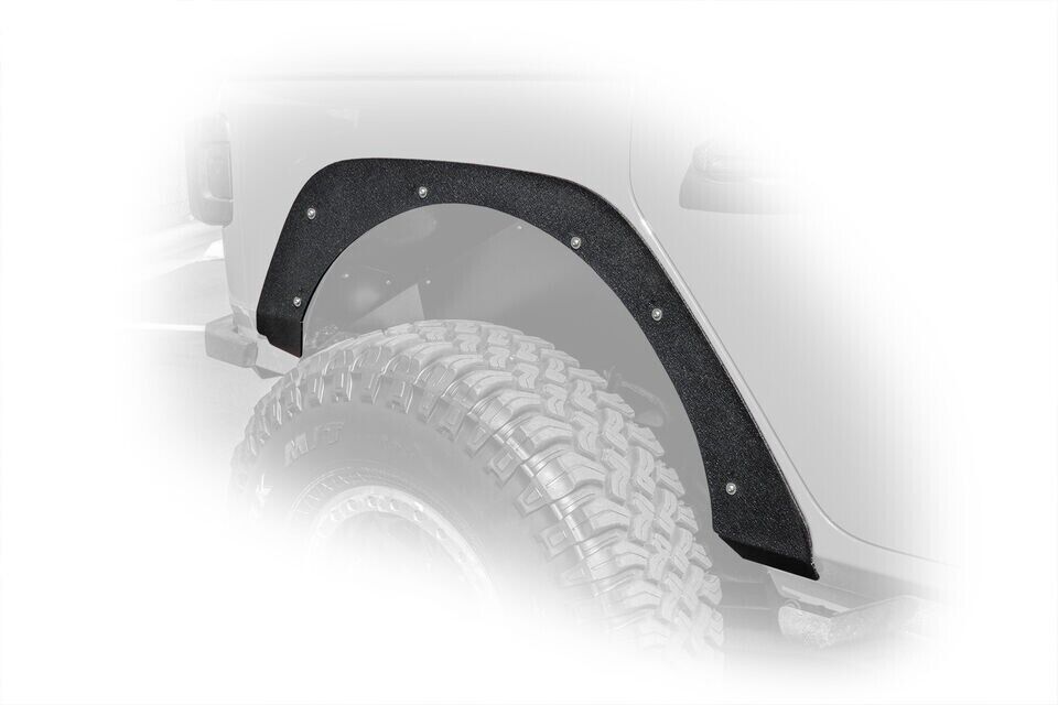 DV8 Offroad FDJL-03 Fender Flare  Front and Rear For 2018-2021 Jeep Wrangler