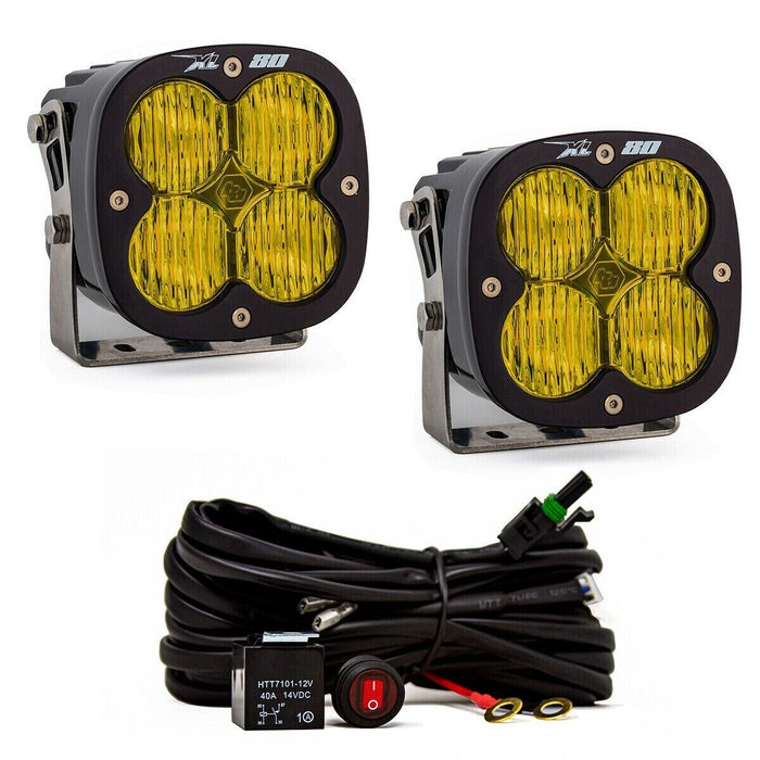 Baja Designs 677815 XL80 LED Amber Wide Cornering Light Pods Pair
