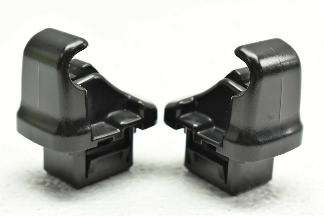 2015-2019 Subaru WRX Sun Visor Clip Pair Clips Black Pair 15-19