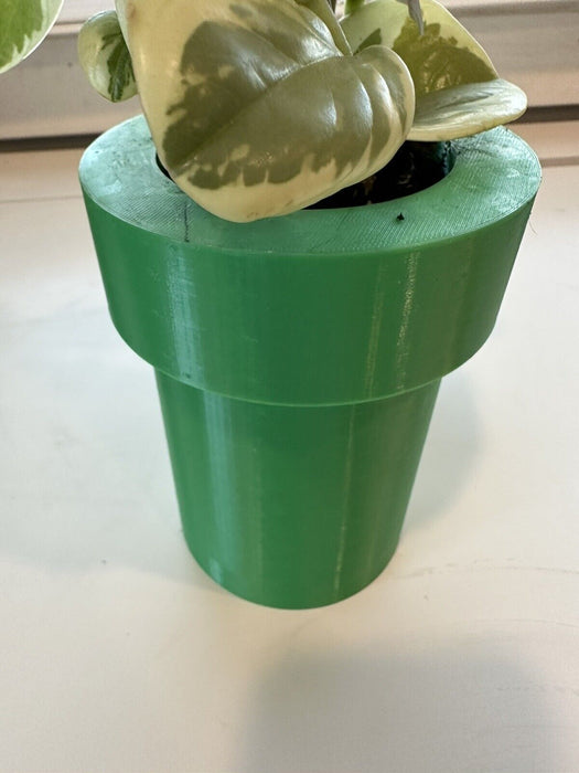 Mario Warp Pipe 3D Printed Succulent Planter