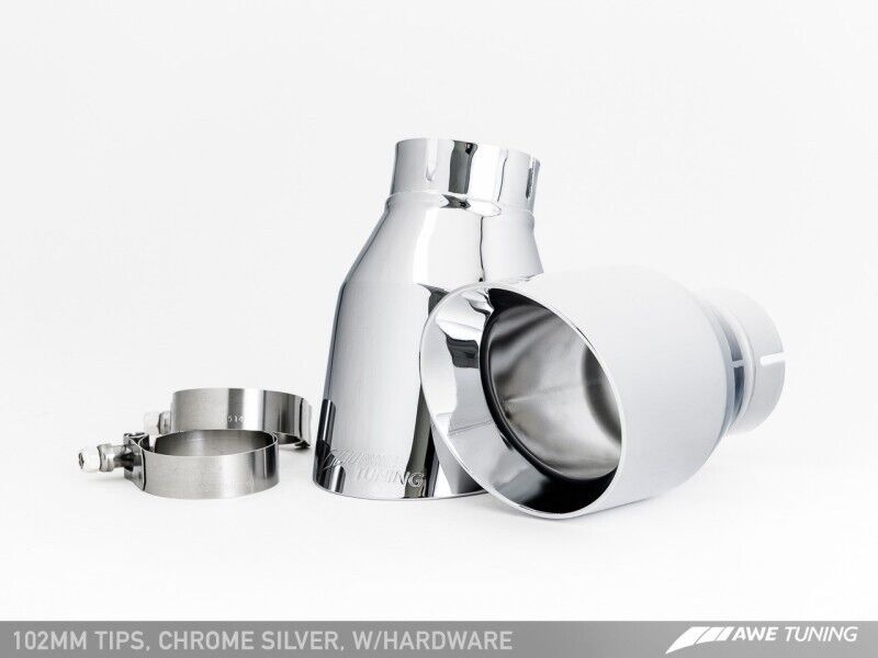 AWE 3015-32070 Tuning for Audi C7 A7 3.0T Touring Exhaust-Dual Outlet Silver