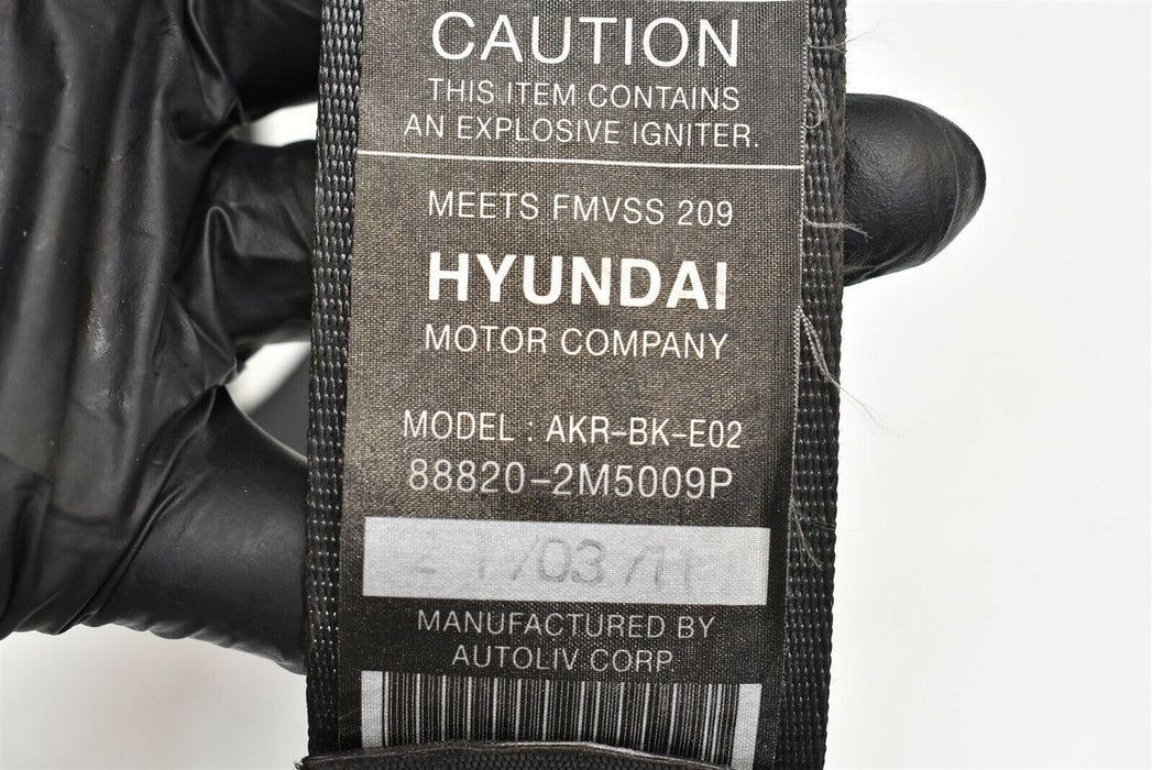 2009-2012 Hyundai Genesis Coupe 2.0T Seat Belt Front Right Passenger RH 09-12