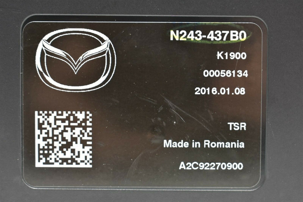 2016-2019 Mazda Miata MX-5 Chassis Control Module N243-437BO OEM 16-19
