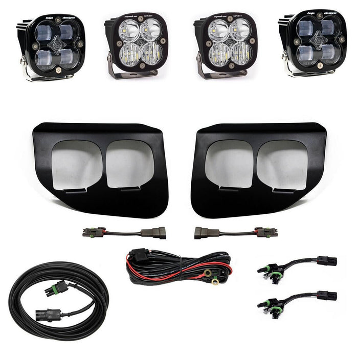 Baja Designs 447738 Dual Fog Pocket Kit w/Squadron White For F-250/ F-350 20-21