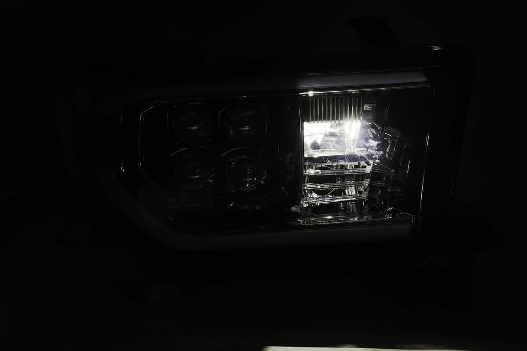 AlphaRex Jet Black Nova Series LED Headlights for 2007-2013 Toyota Tundra