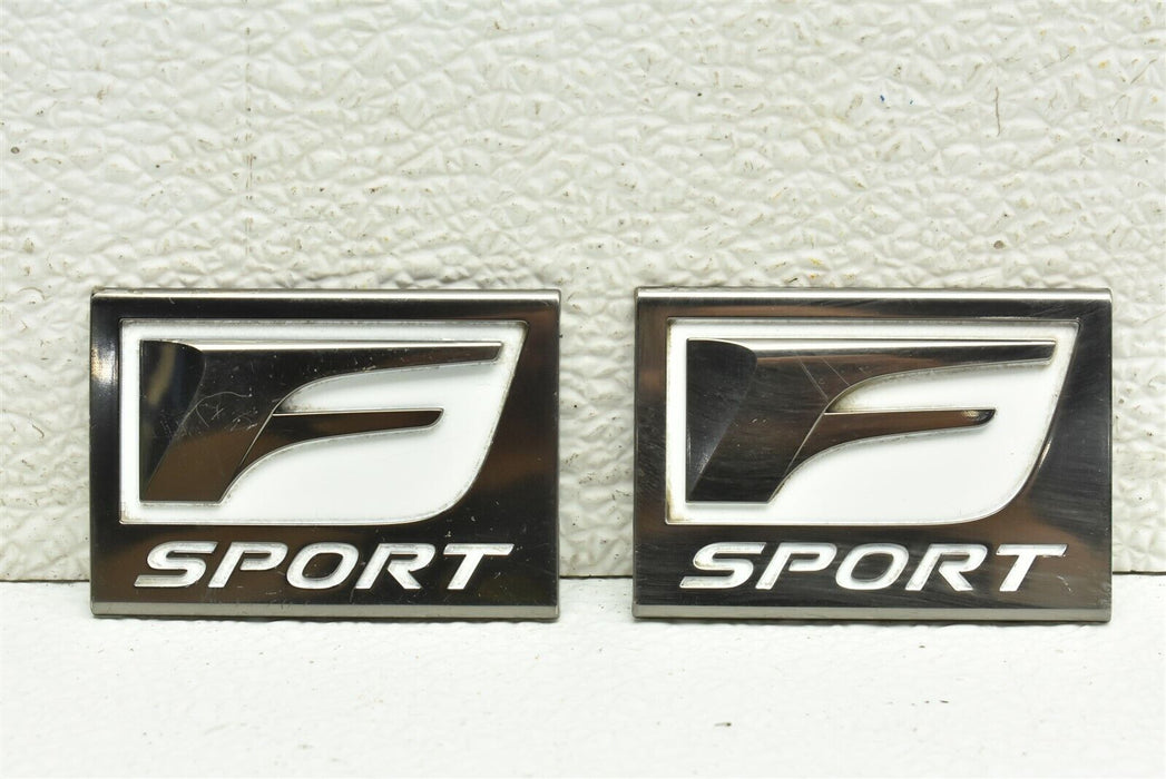 2008-2013 Lexus IS F Fender F Badge Emblem Factory OEM 08-13