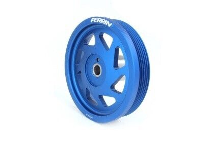 Perrin Blue Lightweight Crank Pulley for FA/FB Engines w/Small Hub