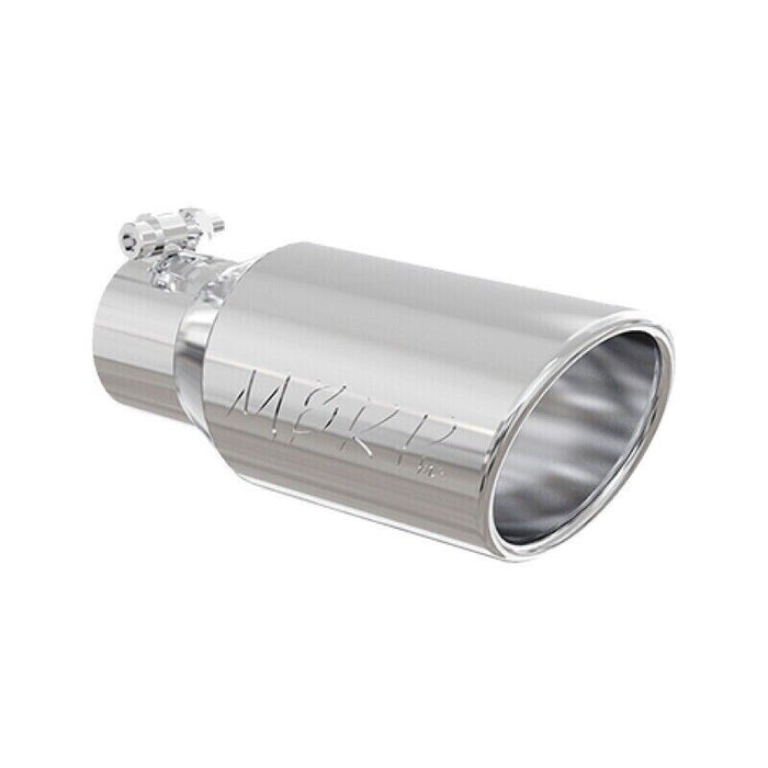 MBRP T5157 Universal 10" Long 4" O.D Angled Rolled End Exhaust Tip w 2.75" Inlet