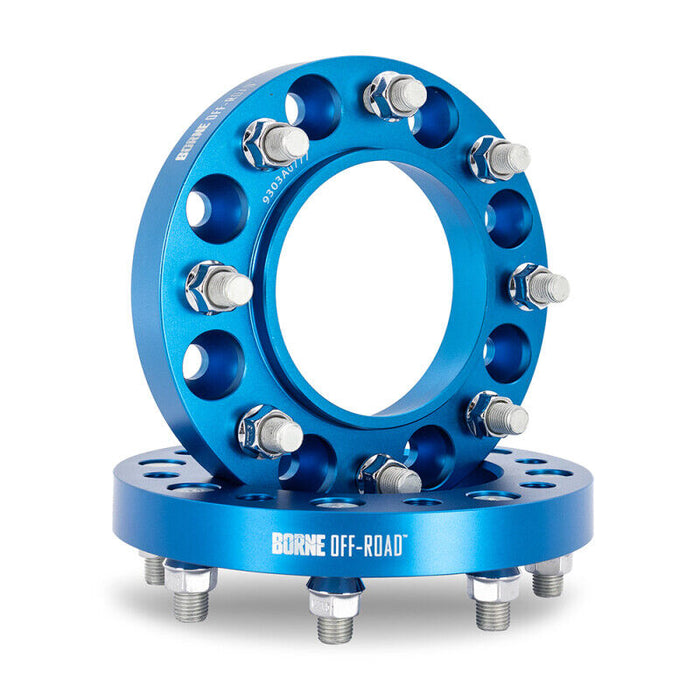 Mishimoto Borne Off-Road Fits Wheel Spacers - 8X165.1 / 121.3 / 38.1 M14 - Blue