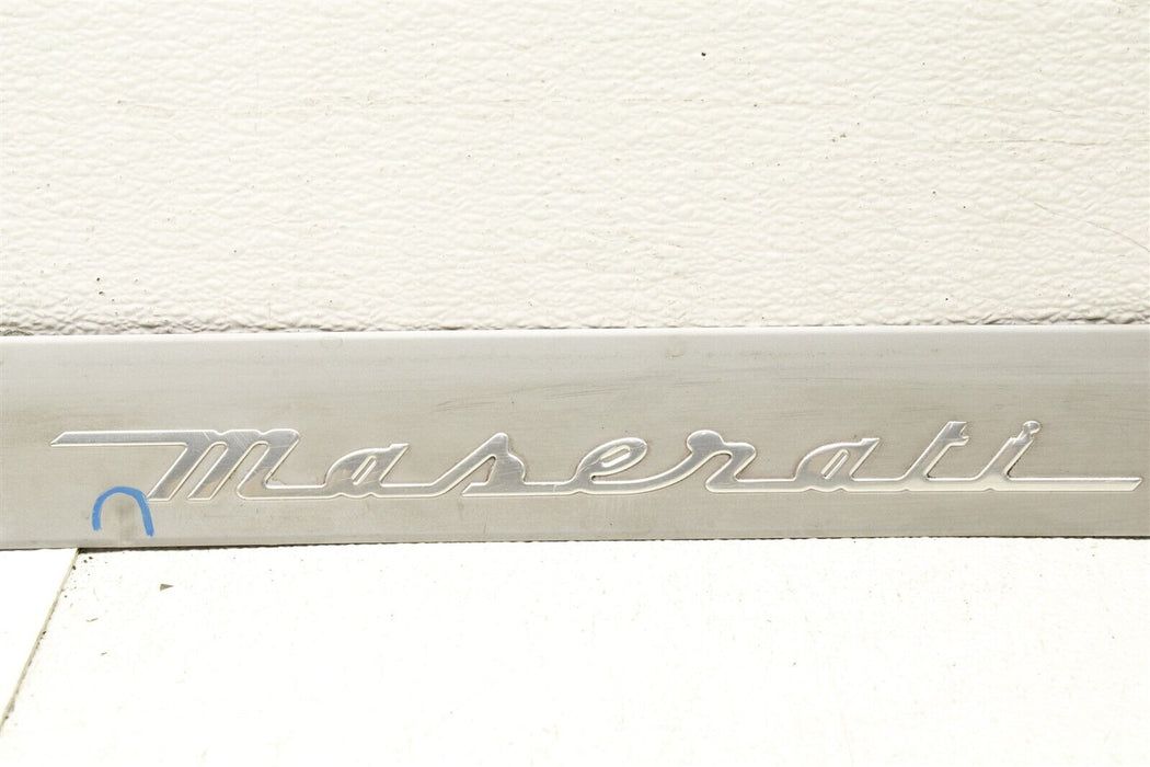 2013 Maserati GranTurismo S Door Sill Scuff Plate Cover Trim 08-13