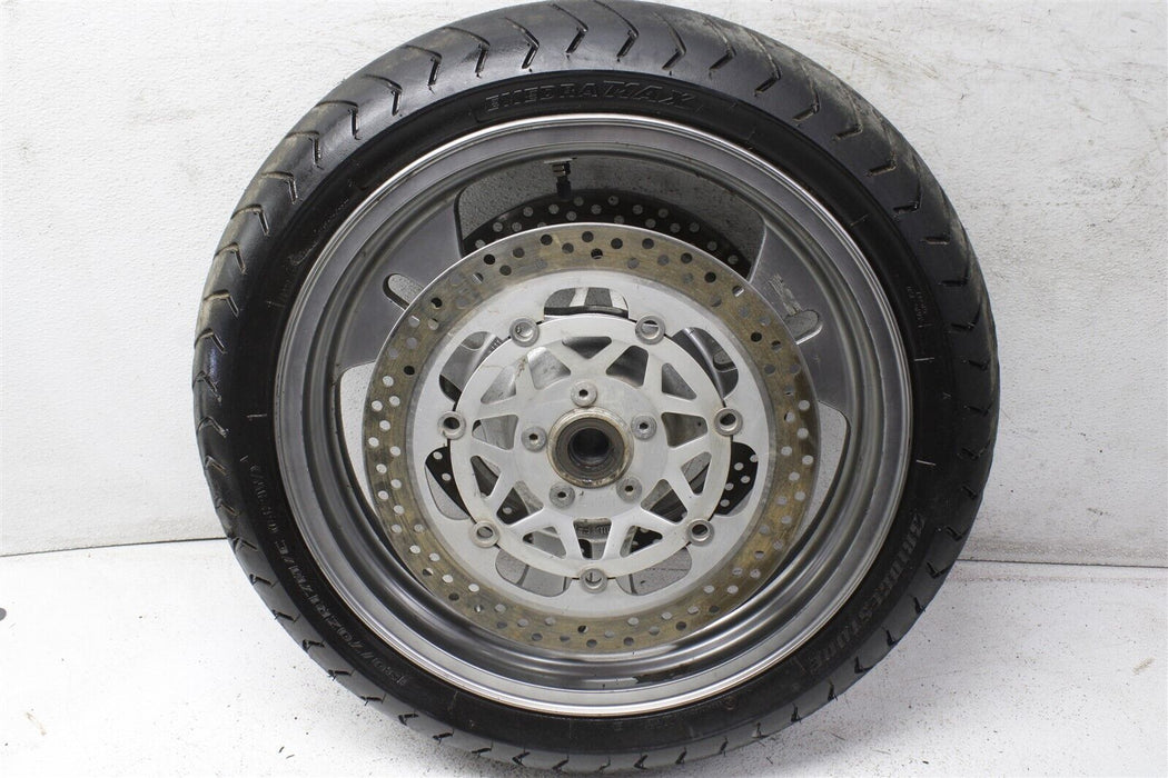 2005 Kawasaki 1600 Meanstreak Front Wheel Rim Tire Brake Disc Rotor 04-08