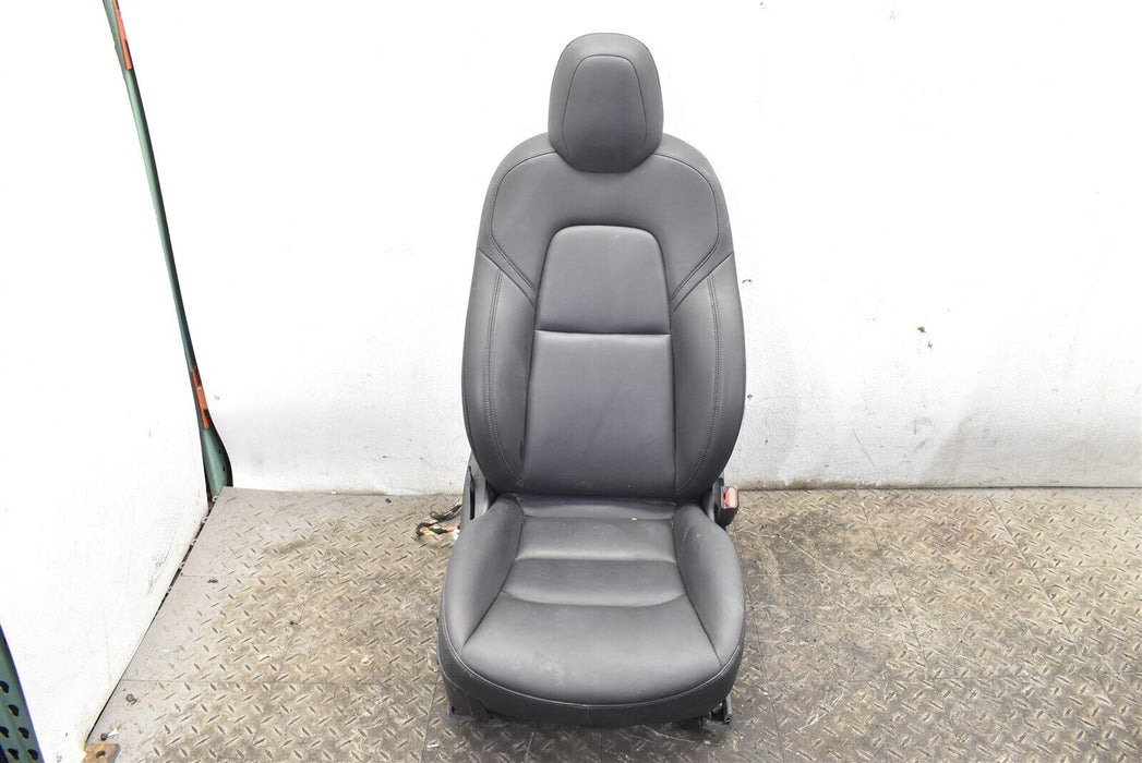 2017-2020 Tesla Model 3 Front Rear Seat Set Black Leather Interior Seats 17-20