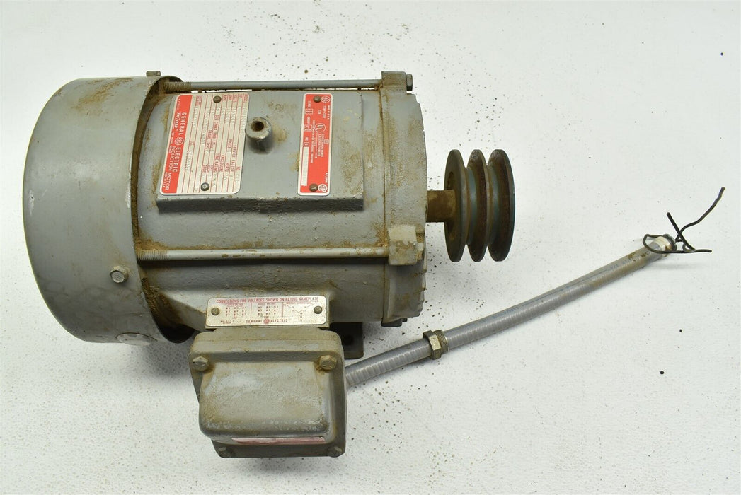 General Electrics Induction 4HP 1755RPM Motor Model 5K182CK265CP Phase 3