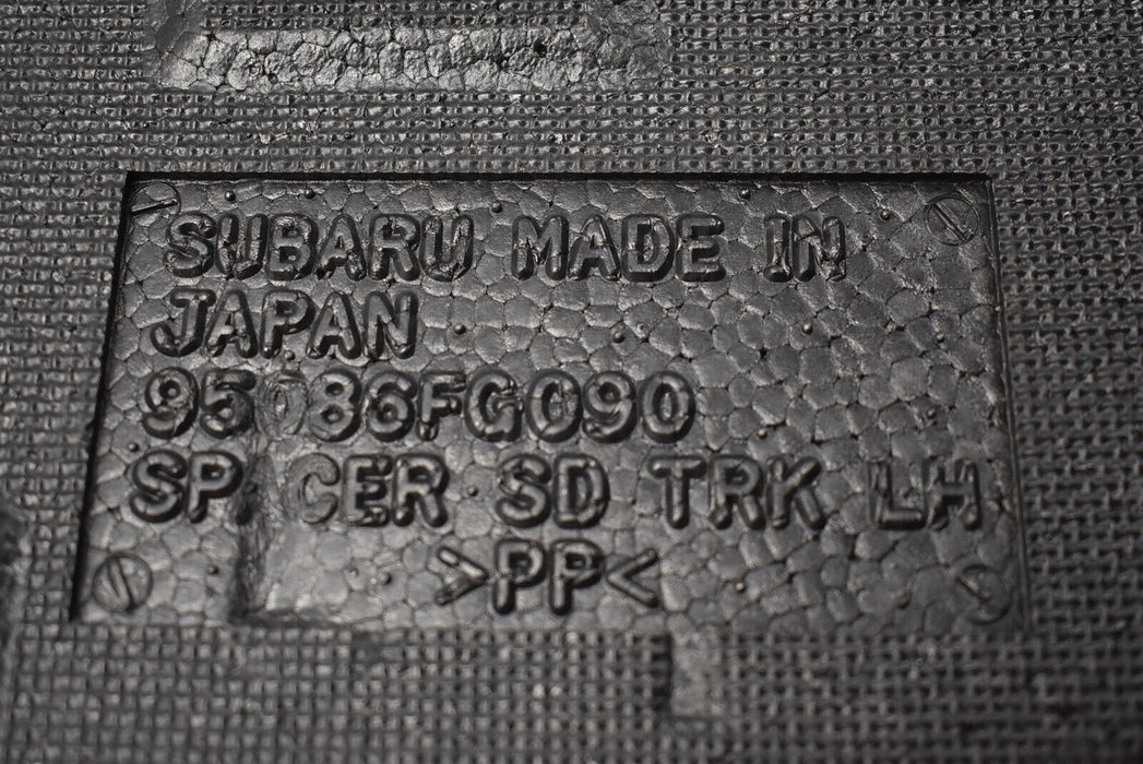2008-2014 Subaru WRX STI SEDAN Left Trunk Interior Lower Foam Insert OEM 08-14