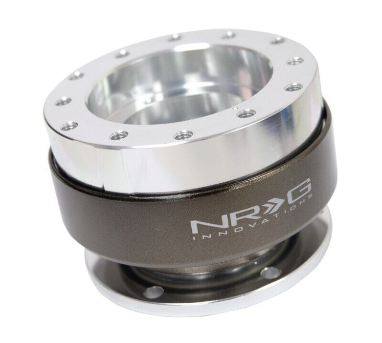 NRG Ball Lock Quick Release SFI Spec 42.1 Silver / Titanium SRK-200-1SL