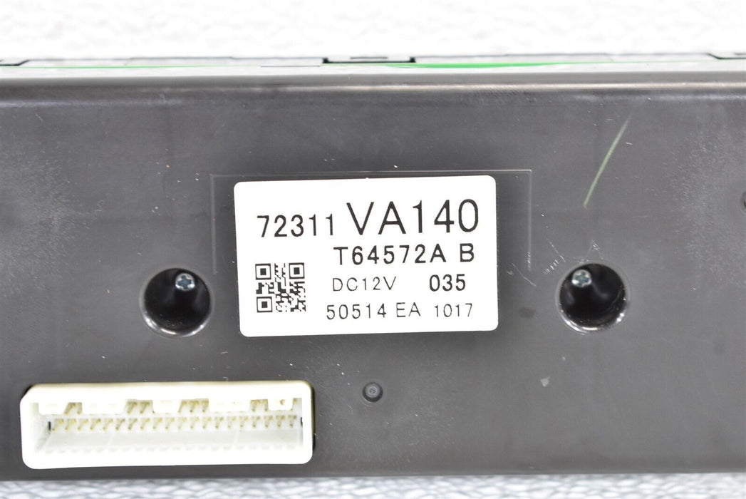 15-17 Subaru WRX AC Heater Climate Control 72311VA140 2015-2017