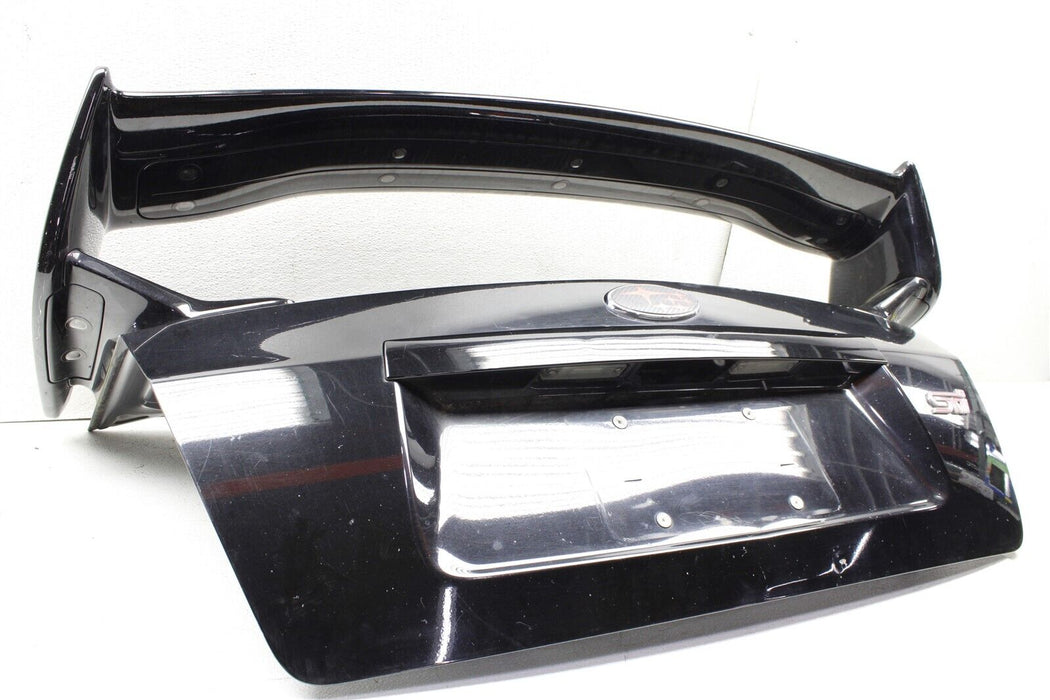 2011-2014 Subaru WRX STI Trunk Hatch Lid Spoiler Wing Assembly Sedan OEM 11-14