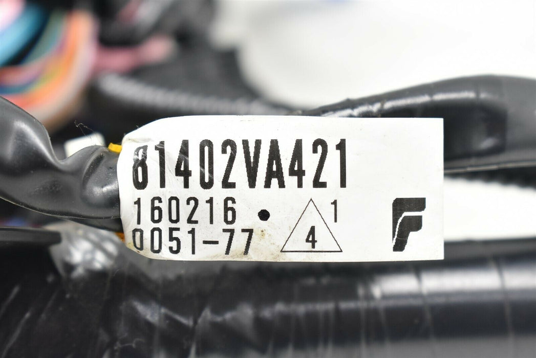 2016 Subaru WRX Bulk Wiring Harness Wires Wire 16