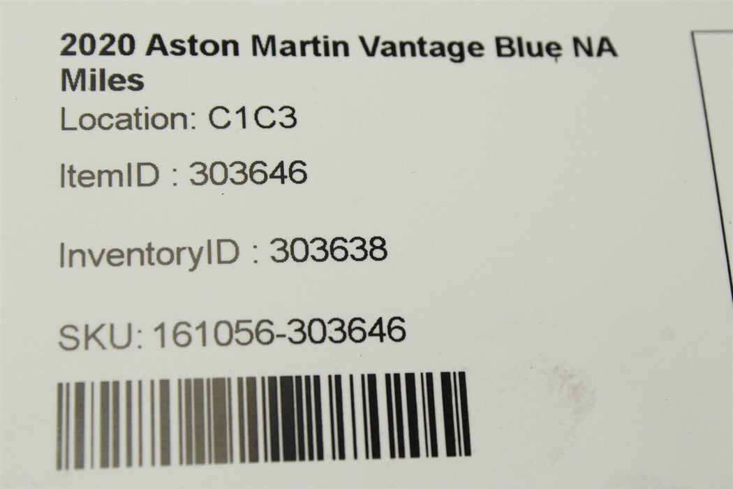 2020 Aston Martin Vantage Left Control Arm LH 18-21