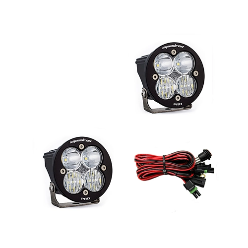 Baja Designs 597803 Squadron-R Pro Black LED Auxiliary Light Pod Pair