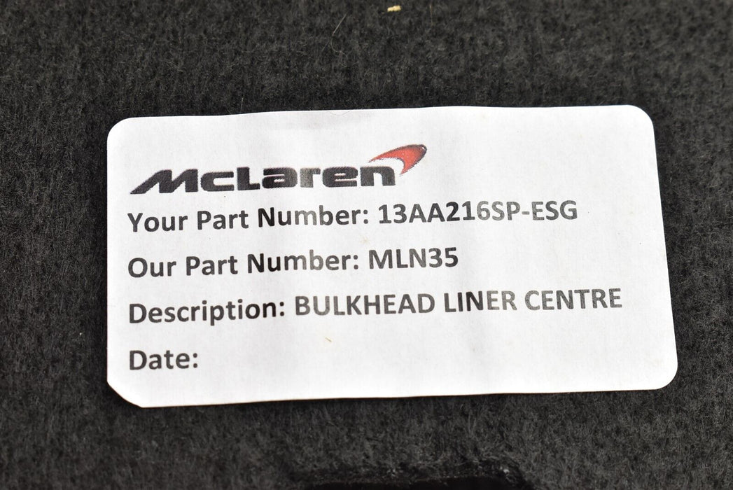 McLaren 570s Carpet Center Back 13AA216SP