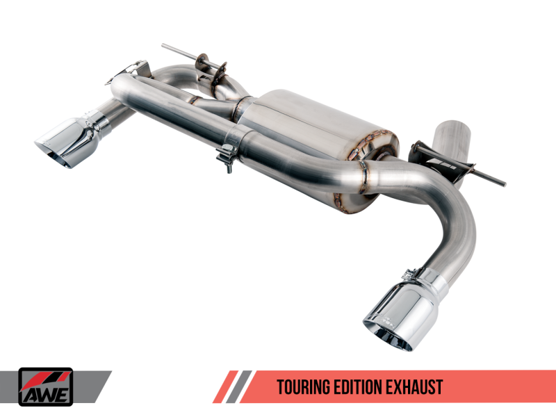 AWE 3010-33034 Tuning for BMW F22 M235i/M240i Touring A/B Exhaust-Black (102mm)