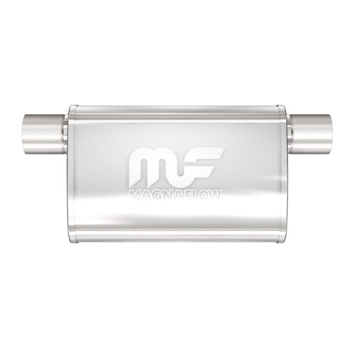 MagnaFlow 11375 Muffler 2.25" Inlet/2.25" Outlet Stainless Steel Natural Each