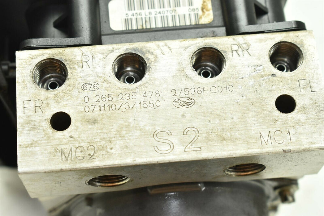 2008 Subaru WRX ABS Pump Anti Lock Brake 27536FG010