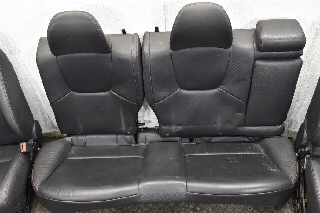 2011-2014 Subaru WRX STI Sedan Seat Set Leather Front Rear 11-14