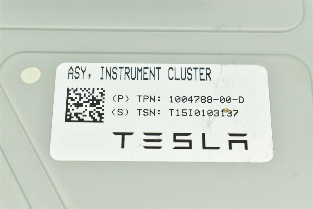 2012-2019 Tesla Model S Instrument Cluster FOR PARTS 1004788-00-D 12-19