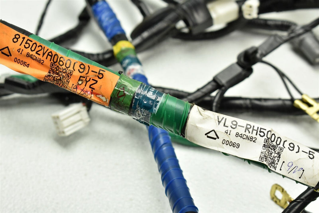 2015 Subaru WRX Rear Wire Wiring Harness 81502VA060 Factory OEM 15