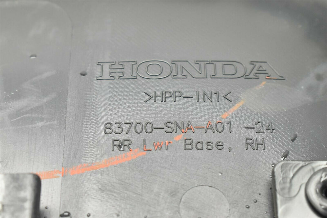 2006-2011 Honda Civic Si Sedan Rear Right Door Panel Cover Passenger RH 06-11