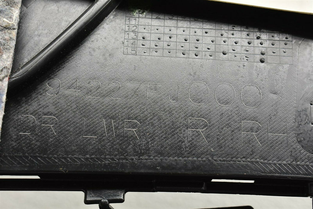 2015-2019 Subaru WRX STI Rear Right Door Panel RH Passenger 15-19